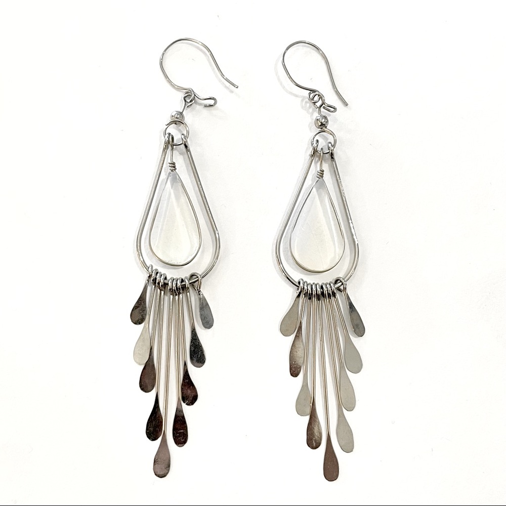 Handmade Opalite Peruvian Earrings